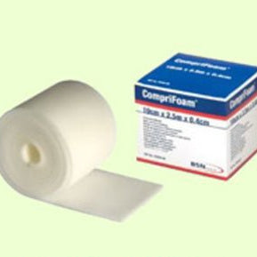 Comprifoam Polyurethane Foam Bandage – 12 cm x 2.5 m x 0.4 cm
