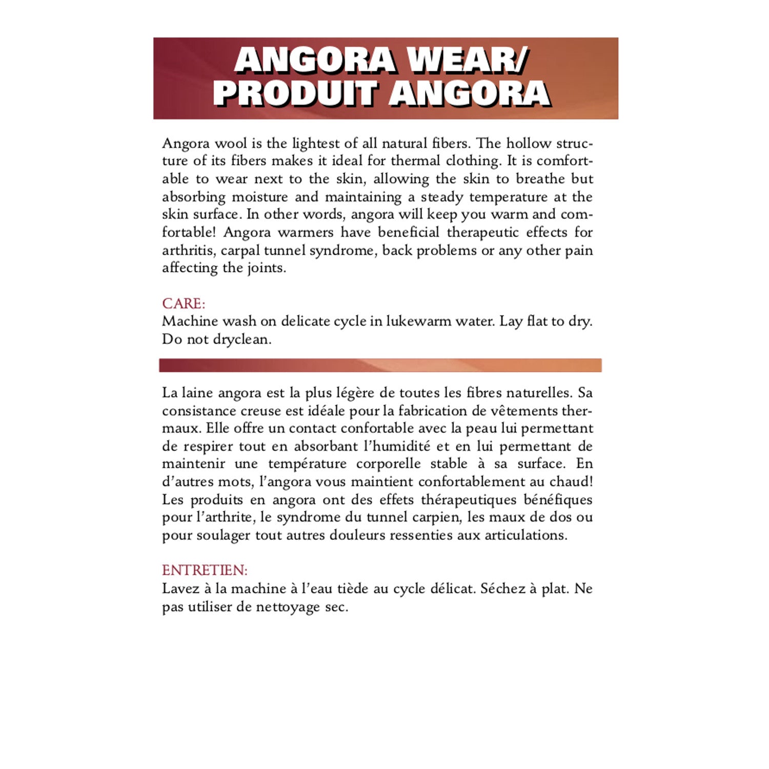 79040 / ANGORA ELBOW WARMER