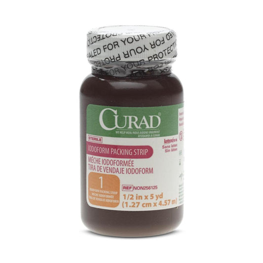 CURAD Sterile Iodoform Gauze Packing Strip (1/2in x 5 yd)