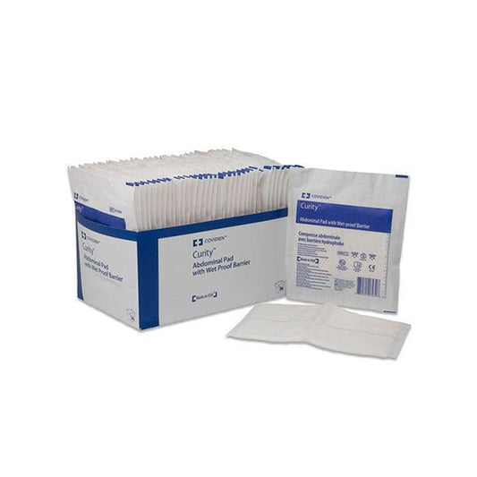 Curity Abdominal Pad,With Wet Proof Barrier 8"X10"