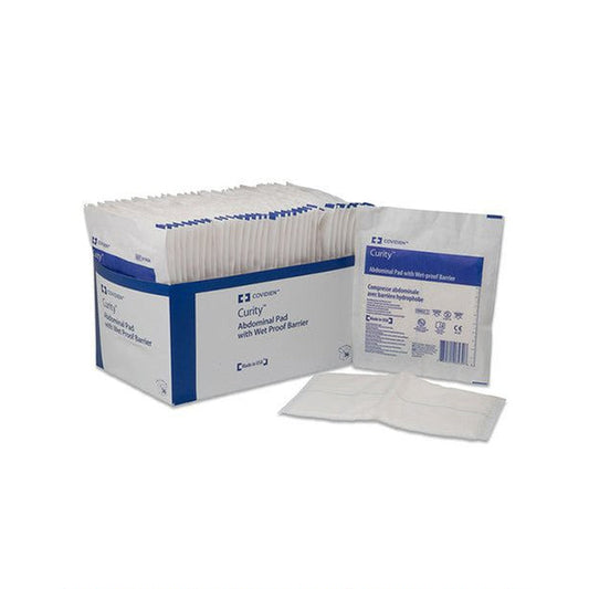 Curity Abdominal Pad,With Wet Proof Barrier 9"X5"
