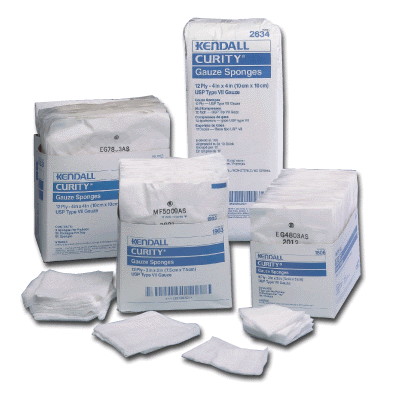 Curity Sponge Sterile 12Ply 3X3"