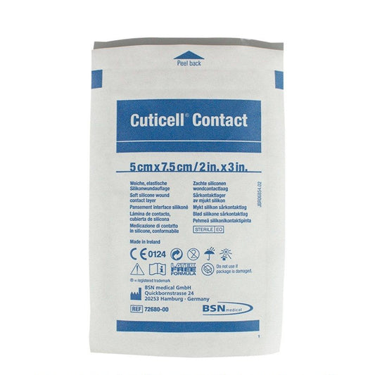 Cuticell Contact Non-Adherent Silicone Wound Contact Layer – 5 cm x 7.5 cm