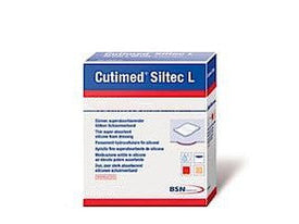 Cutimed Siltec B Foam Dressing W/Super Absorbers And Silicone Layer, Adh Border, 7.5Cm X 7.5Cm