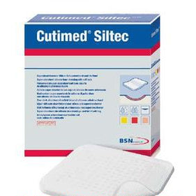 Cutimed Siltec Foam Dressing with Super Absorbers & Silicone Layer – 10 cm x 20 cm