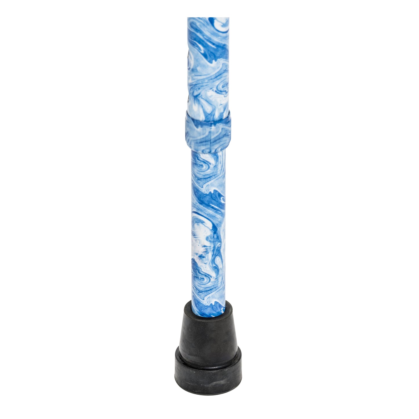 Foam Grip Offset Handle Walking Cane, Swirl