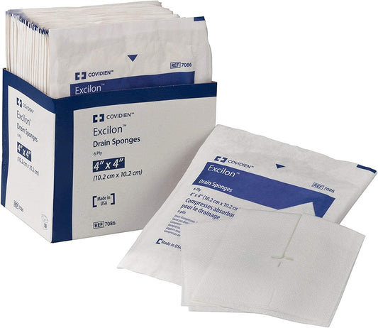 4" x 4" Excilon Drain Sponges 6-Ply | 7086