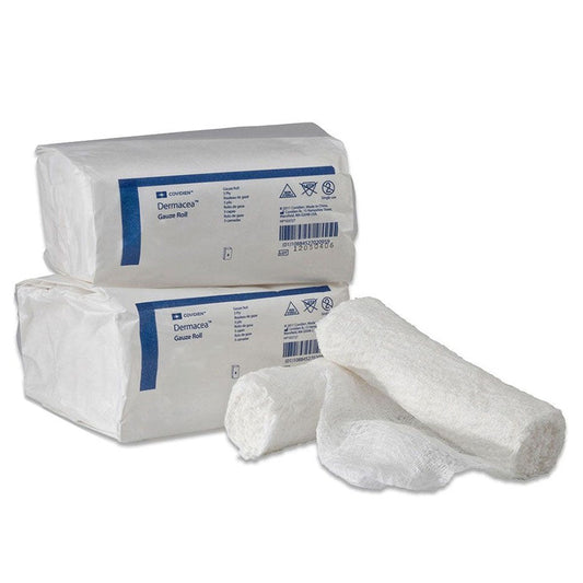 Dermacea Fluff Roll 4" X 4 Yd 2-Ply Sterile