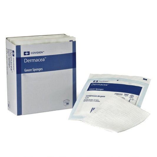 Dermacea Gauze Sponges – 8 Ply, 2 In x 2 In, Non-Sterile