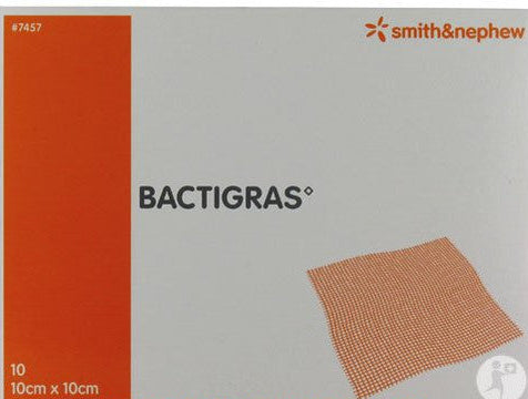Dressing Bactigras 10 X 10Cm Chlorhexidine