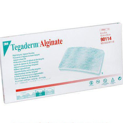 Tegaderm Calcium Alginate Fiber Wound Dressing – 4 x 8 In (Box of 5)