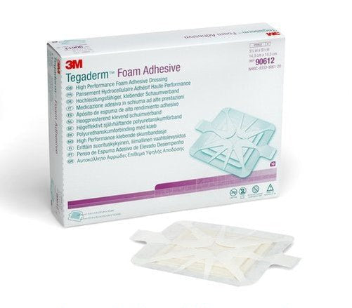 Adhesive Foam Wound Dressing – Square, 10 x 10 cm (Box of 10)
