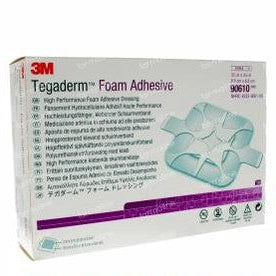 Adhesive Foam Wound Dressing – 8.8 x 8.8 cm (Box of 10)
