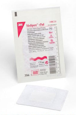 Drsng,Pad Soft Cloth 3 1/2In X 4In