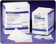 Ducare Woven Gauze Sponge 3In X 3In, 12 Ply, Sterile