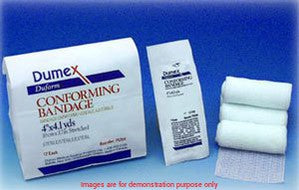 Duform Conforming Stretch Bandage, Size 3In X 4.1Y, Non-Sterile