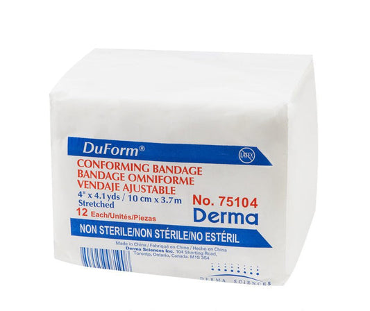 Duform Conforming Stretch Bandage, Size 4In X 4.1Y, Non-Sterile