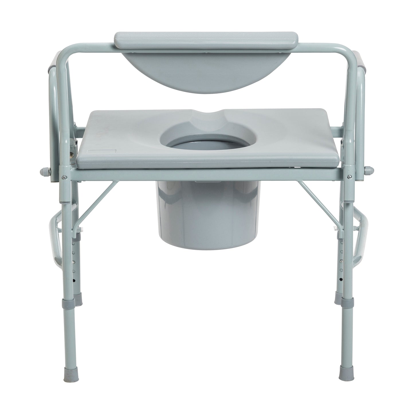 Bariatric Drop Arm Bedside Commode Chair