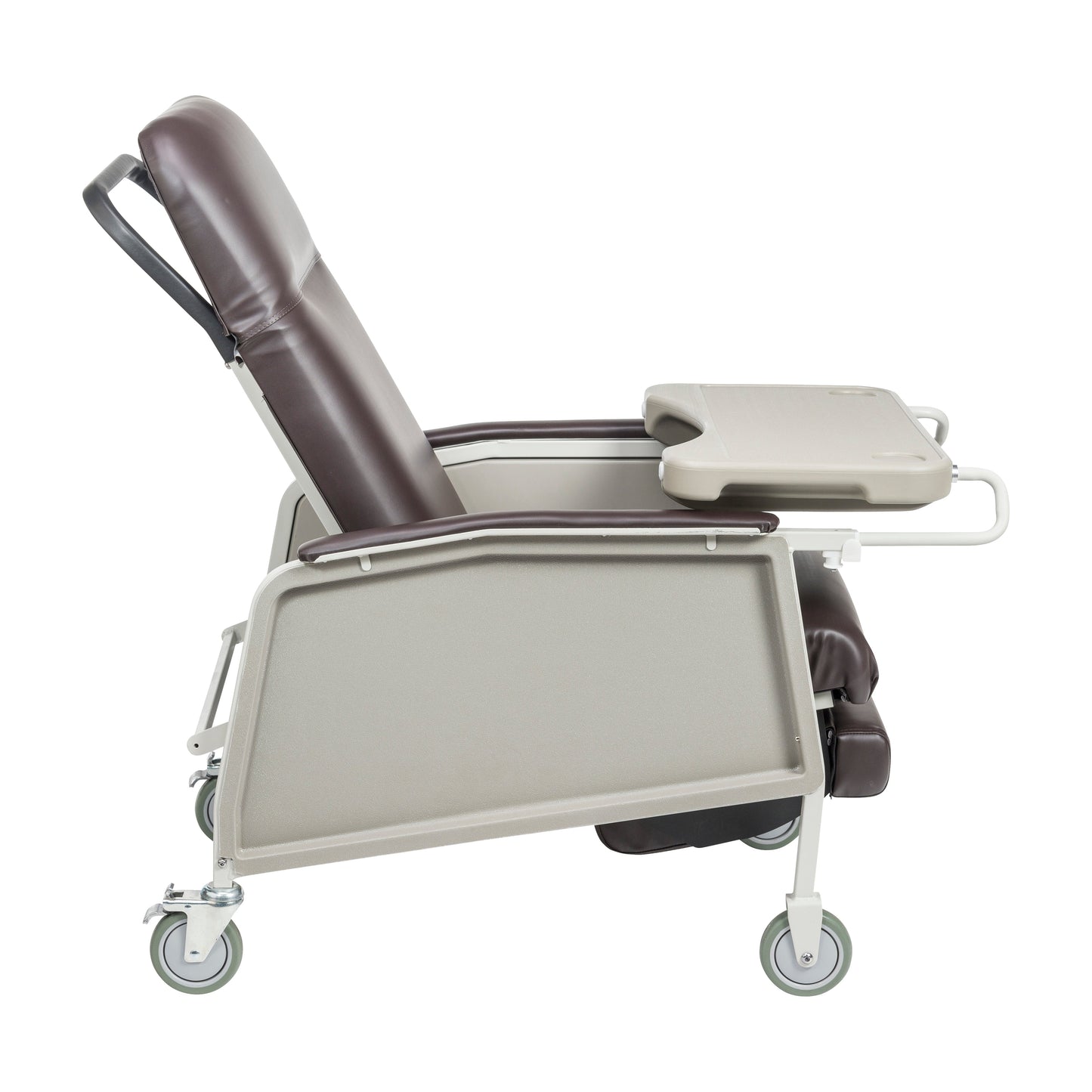 3 Position Heavy Duty Bariatric Geri Chair Recliner, Chocolate