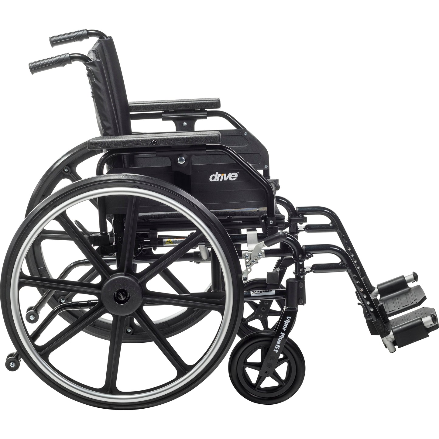 Viper Plus GT Wheelchair with Universal Armrests, Swing-Away Footrests, 16" Seat