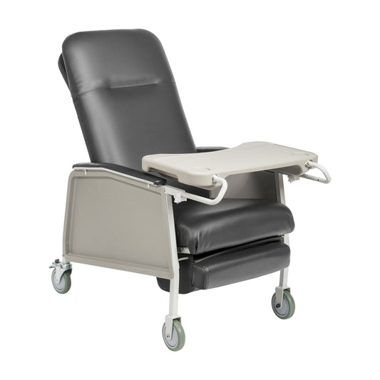 3 Position Heavy Duty Bariatric Geri Chair Recliner, Charcoal