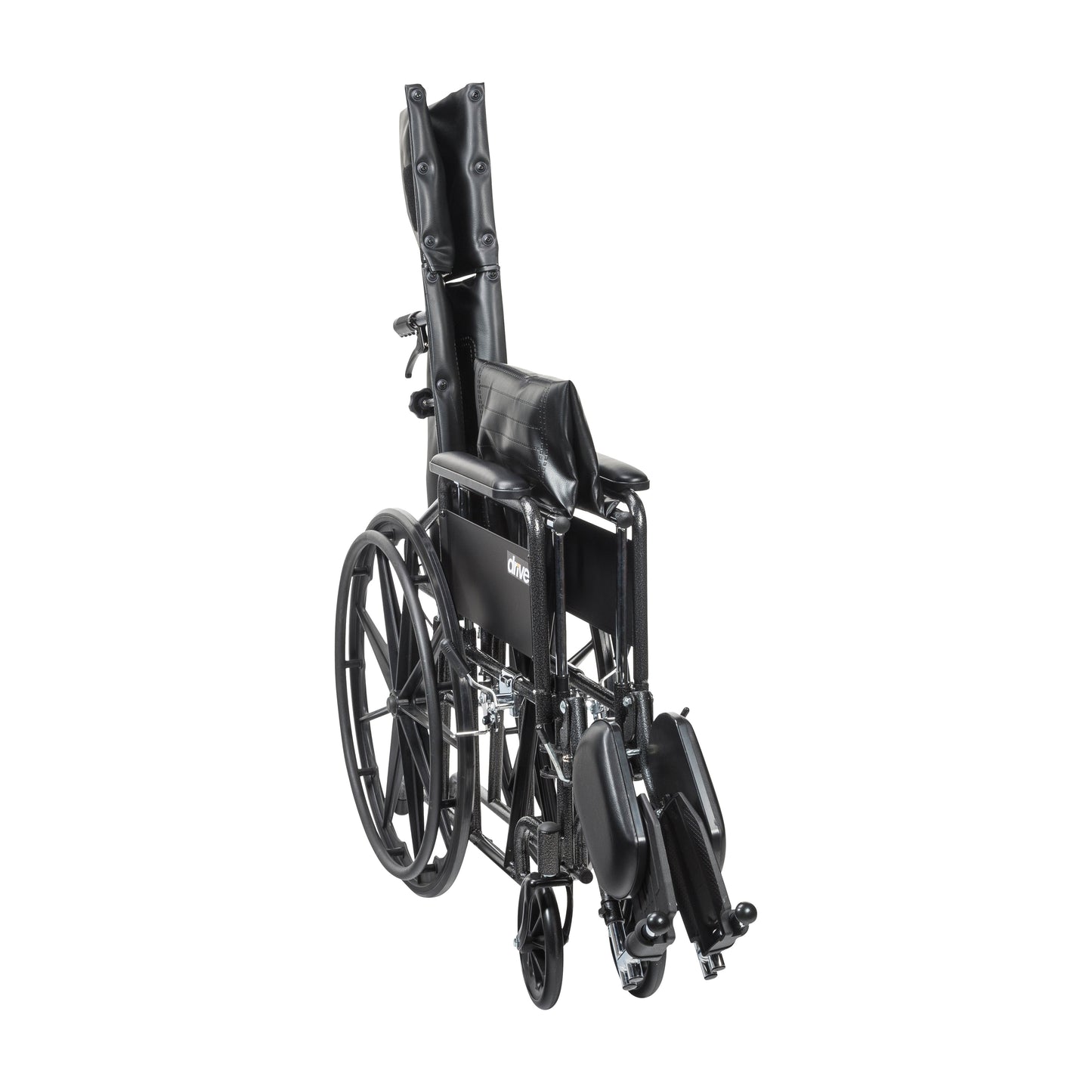 Silver Sport Full-Reclining Wheelchair, Full Arms, 20" Seat