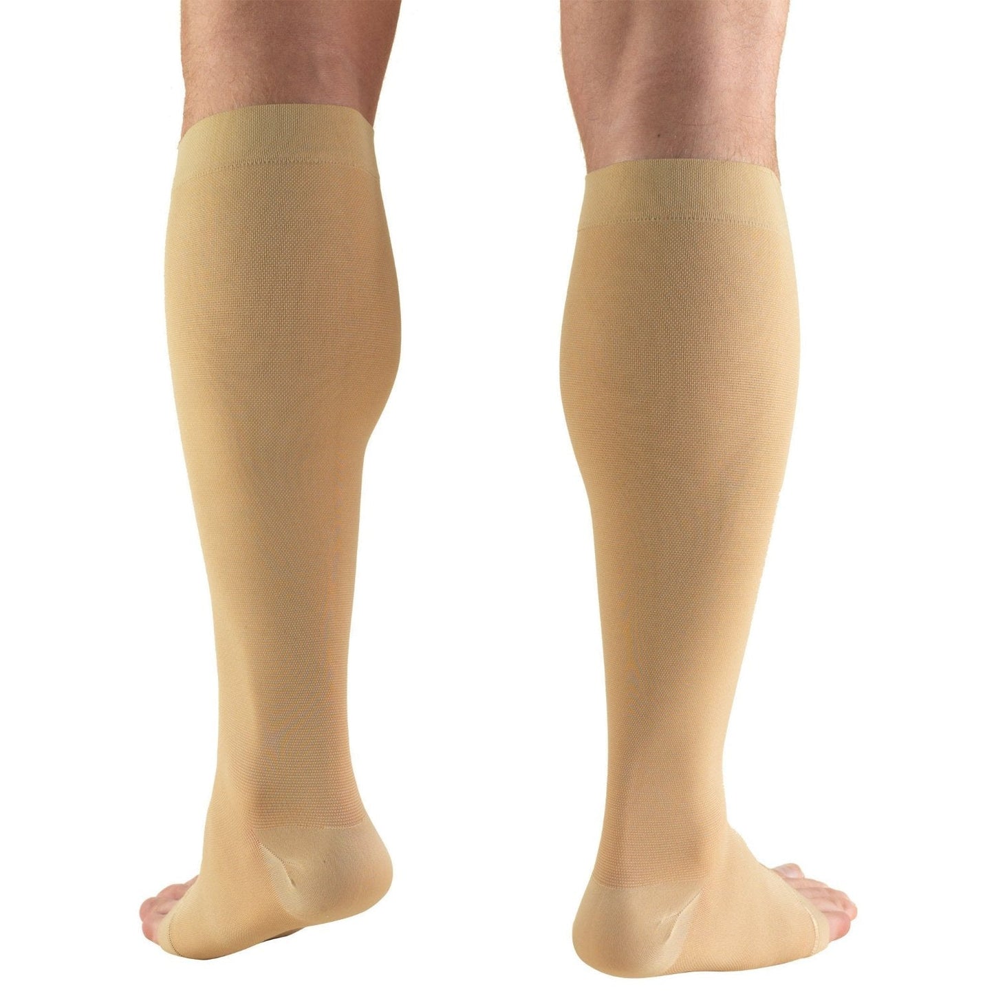 Knee High Open Toe Stockings / Unisex /0875 15-20 mmHg