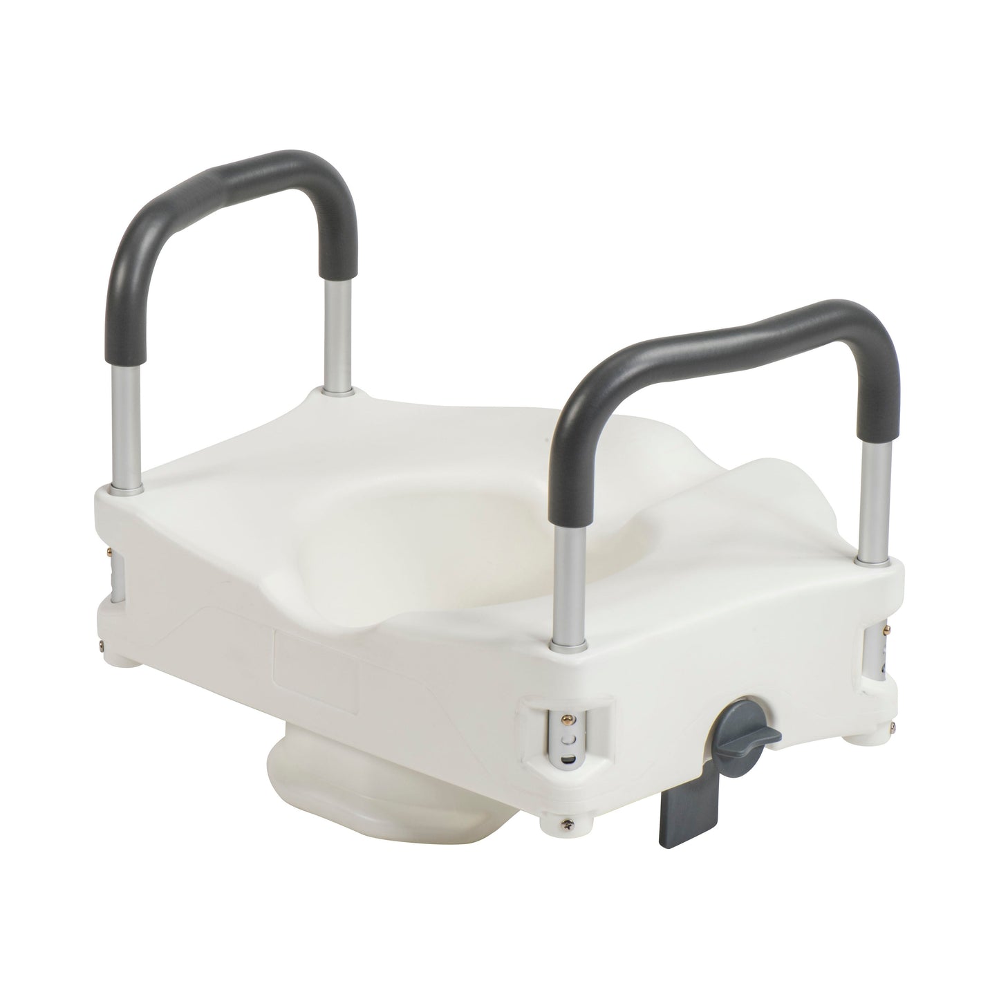 Secure Lock Raised Toilet Seat, 5" Height