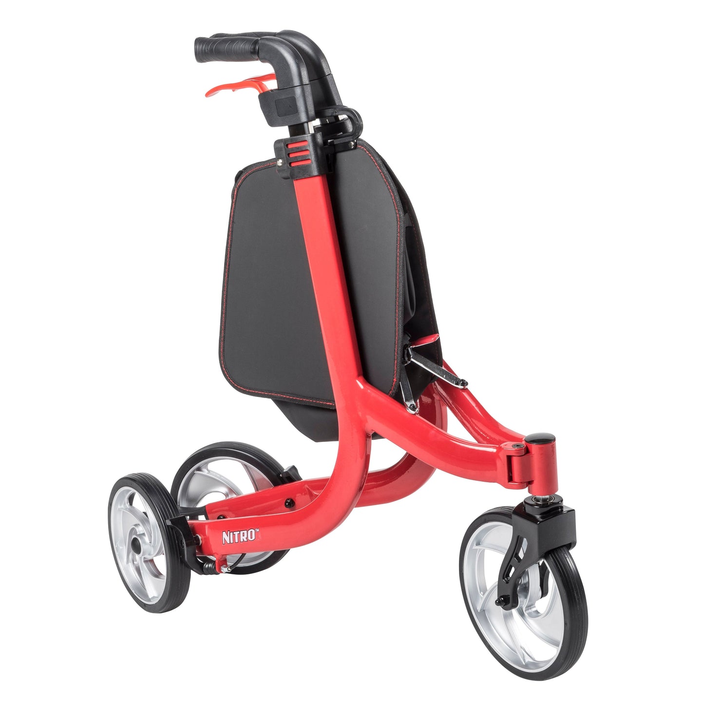 Drive Medical Nitro Euro Style 3-Wheel Rollator Rolling Walker