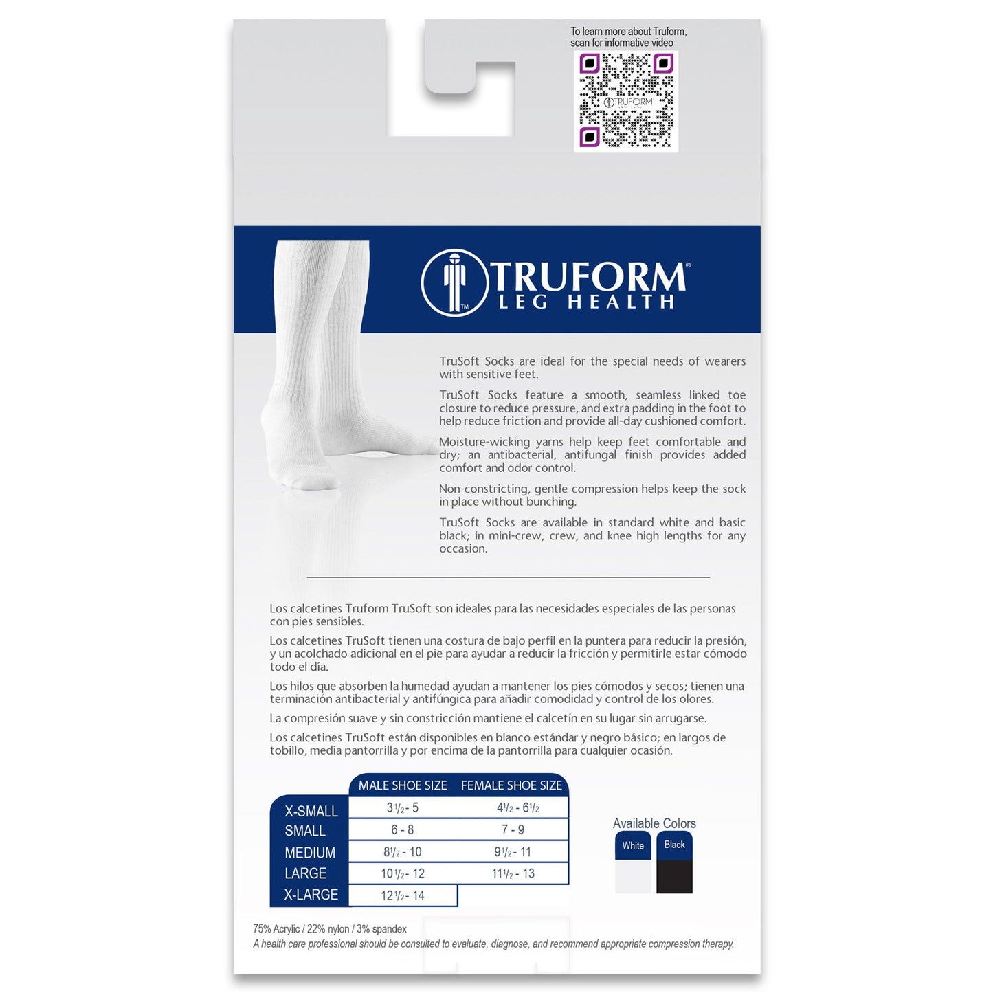 TruSoft Socks Crew Length
