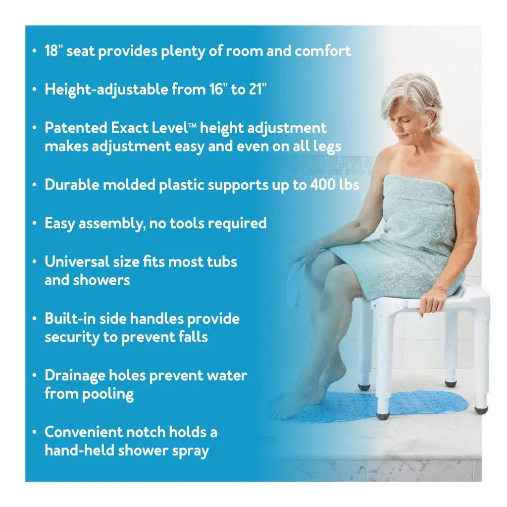Carex Universal Bath Seat without Back