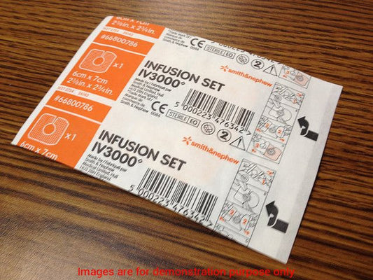 IV3000 Infusion Set Transparent Adhesive Film – C-Shape