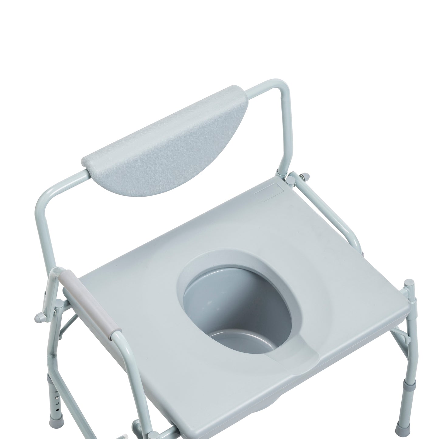 Bariatric Drop Arm Bedside Commode Chair