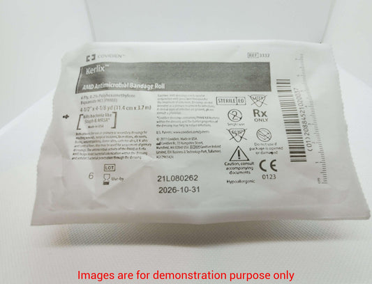 Kerlix -Amd Antimicrobial  Rolls, Sterile ,Soft Pouch , 4.5" X 4.1 Yds,6Ply