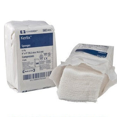 Kerlix Gauze Sponge – 4 In x 4 In, 16 Ply, Non-Sterile