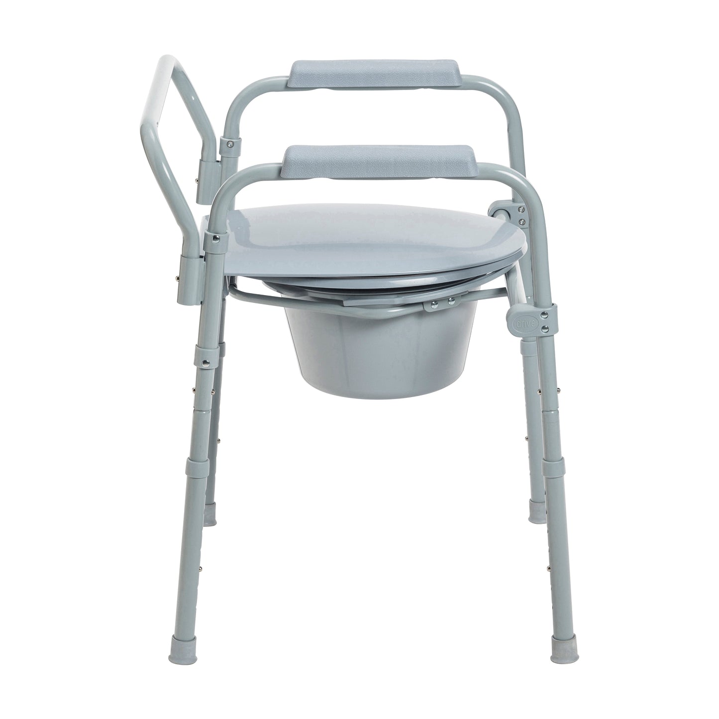 Steel Folding Frame Commode