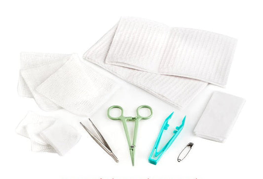 Latex Free Sterile Dressing Tray.