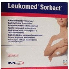 Leukomed Sorbact Antimicrobial Post-Op Waterproof Sterile Dressing – 8 cm x 10 cm