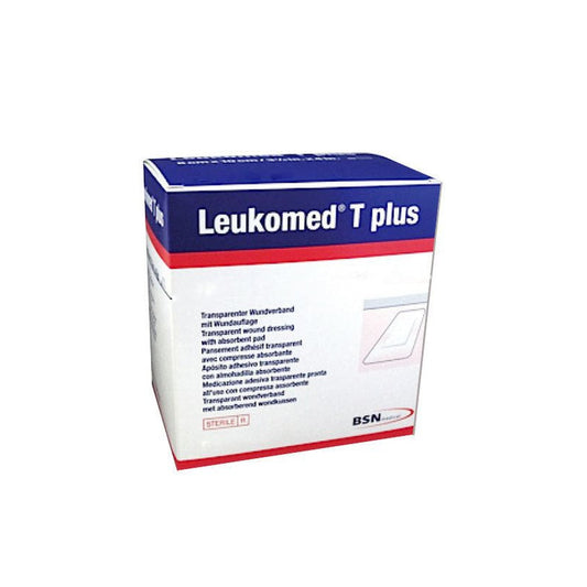 Leukomed T Plus Waterproof Transparent Sterile Dressing with Absorbent Pad – 8 cm x 15 cm (Hospital Pack)