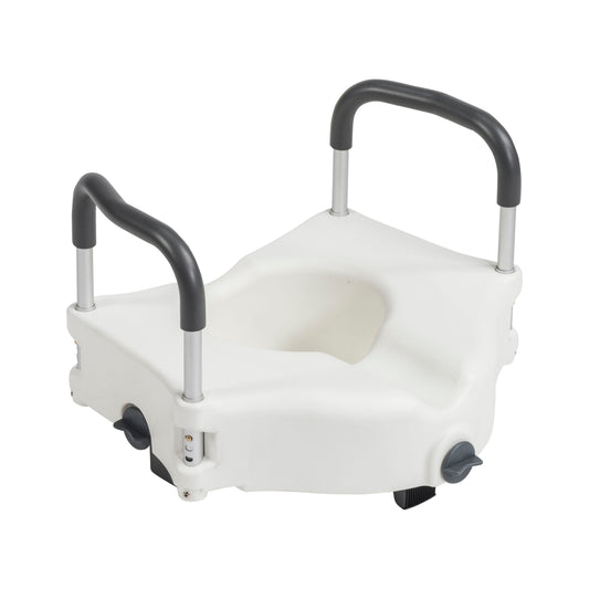 Secure Lock Raised Toilet Seat, 5" Height