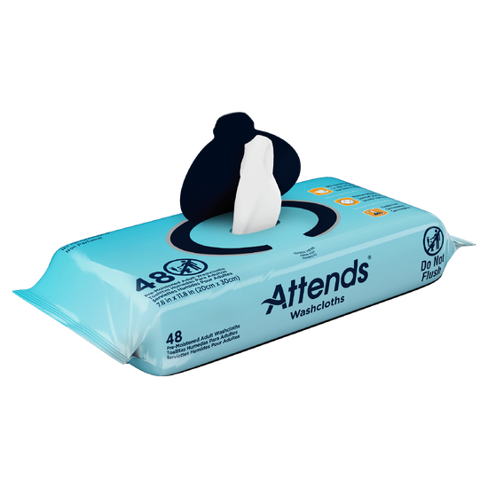 Attends Unscented Washcloths
