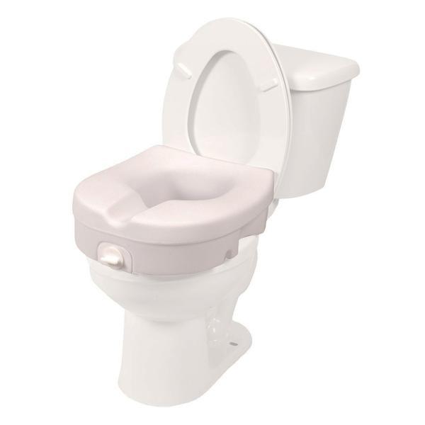 5" Molded Raised Toilet Seat with Tightening Lock