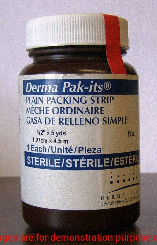 Pak-Its Packing Gauze Without Insert, Plain, 1/2In X 5Yds