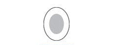 Polymem Shapes, Oval Silver Dressing, Size 5.