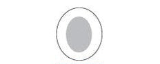 Polymem Shapes, Oval Silver Dressing, Size 8.