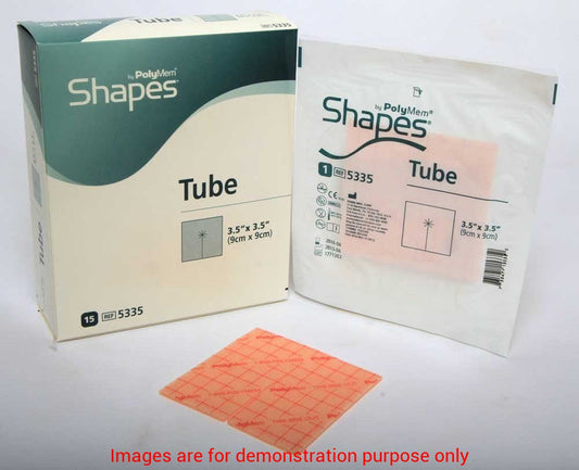 Polymem Tube Dressing, 3.5" X 3.5" (9Cm X 9Cm).