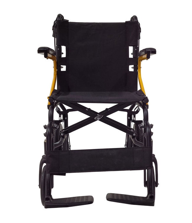 Mobb Transport Chair – 18" Seat, 12" Rear Mag Wheels, 300 lb