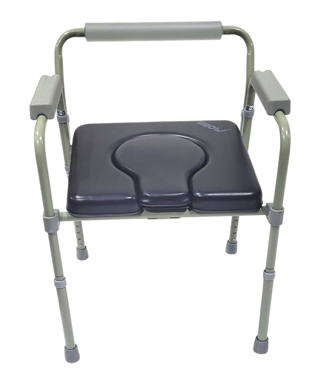 Padded Folding Commode Chair