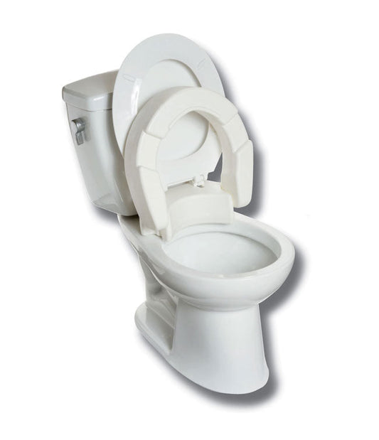 4" Hinged Raised Toilet Seat by MOBB