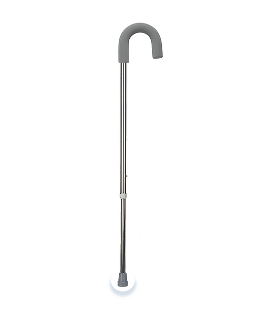 Round Handle Cane with Foam Grip: MHRCAN